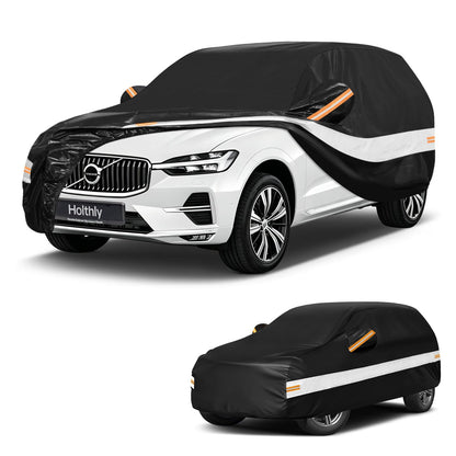 10 Layers SUV Car Cover Custom Fit for Volvo XC60 (Black Gray / Custom Fit for Volvo XC60)