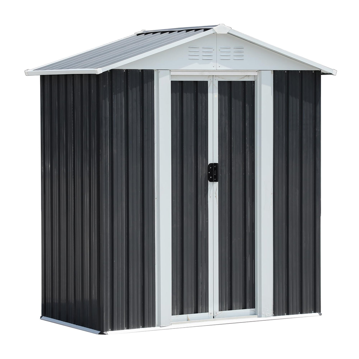 5x3 FT Outdoor Storage Shed (5x3 FT/Base Frame / Gray)