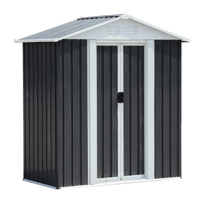 5x3 FT Outdoor Storage Shed (5x3 FT/Base Frame / Gray)