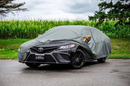 Waterproof Heavy Duty Car Cover Custom Fit Toyota Camry 1996 (grey / Custom Fit Toyota Camry Sedan / Solara)
