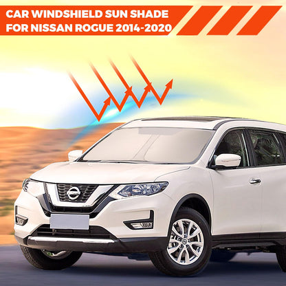 Foldable Front Windshield Sunshade fit for Nissan Rogue 2014 (Fit for Nissan Rogue 2014-2020)