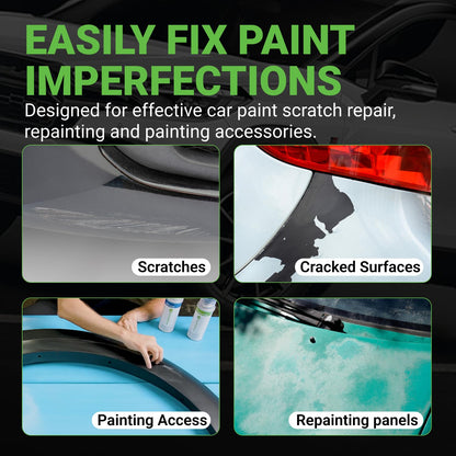 Car Paint Touch Up Spray Kit (Aerosol Spray - Essential Kit / Luner Mist Silver Metallic)