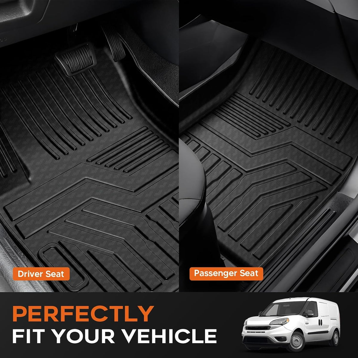 Floor mat for Ford F250 F350 F450 Super Duty Crew Cab 2012 (Ford F250 F350 F450 Super Duty Crew Cab【2012-2016】)