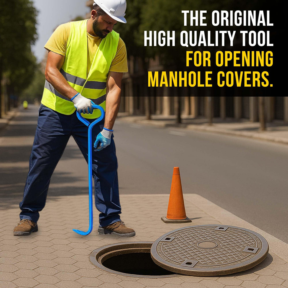 T&T Tools 24 Inch Manhole Cover Hook Tool (6 Pack - 24-Inch)