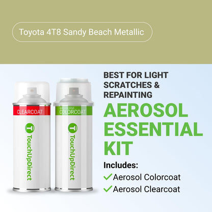 Car Paint Touch Up Spray Kit (Aerosol Spray - Essential Kit / Sandy Beach Metallic)