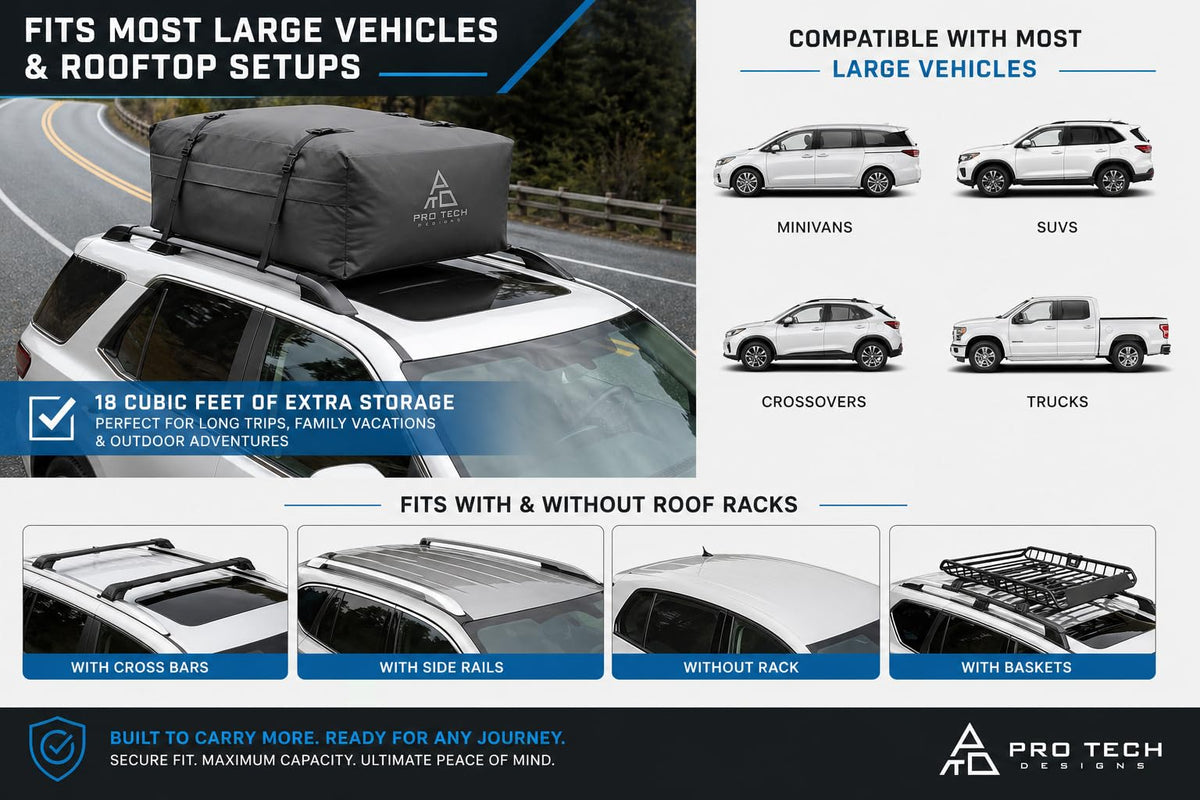 Journeyer 18 Waterproof Rooftop Cargo Carrier Bag (18 Cubic Feet / Journeyer)