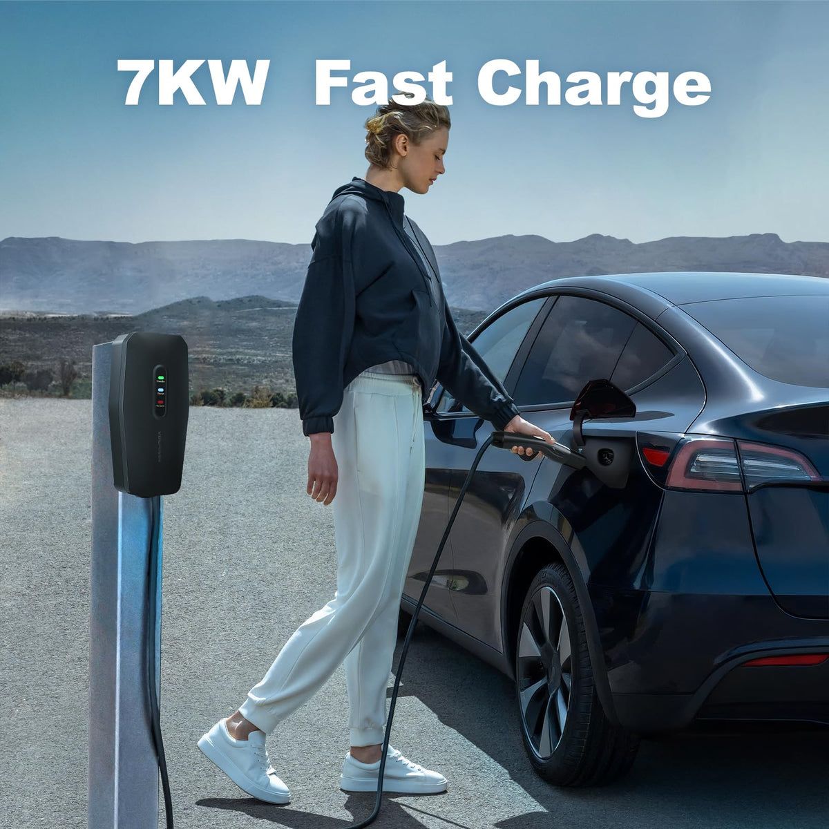 Level 2 Tesla Charger 32Amp (28FT / 32A-Tesla)