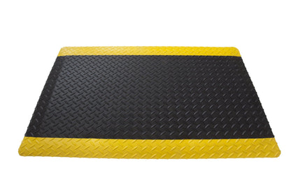 American Classic Black Yellow Diamond Plate Anti (Black/Yellow / 4' x 24')