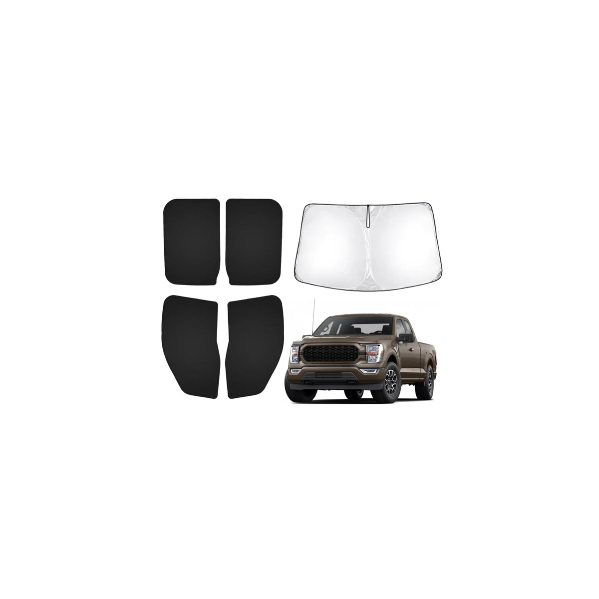 Windshield Sun Shade for Ford F150 2021 (For Ford F150 21-26)