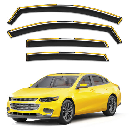 Window Visors Rain Guards for Chevrolet (Fit for 2016-2025 Chevy Malibu(9 Gen))