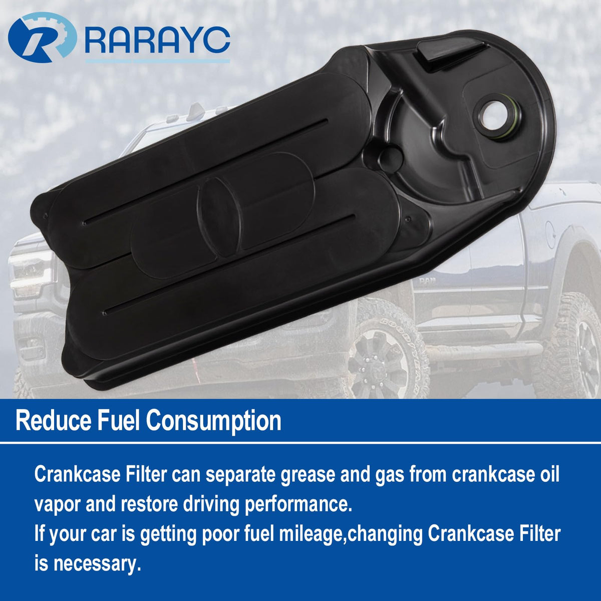 CCV Crankcase Fuel Oil Filter Kit for Ram 6.7 Cummins (2019-2024 Cummins 6.7L Breather & Fuel Filter Kit)