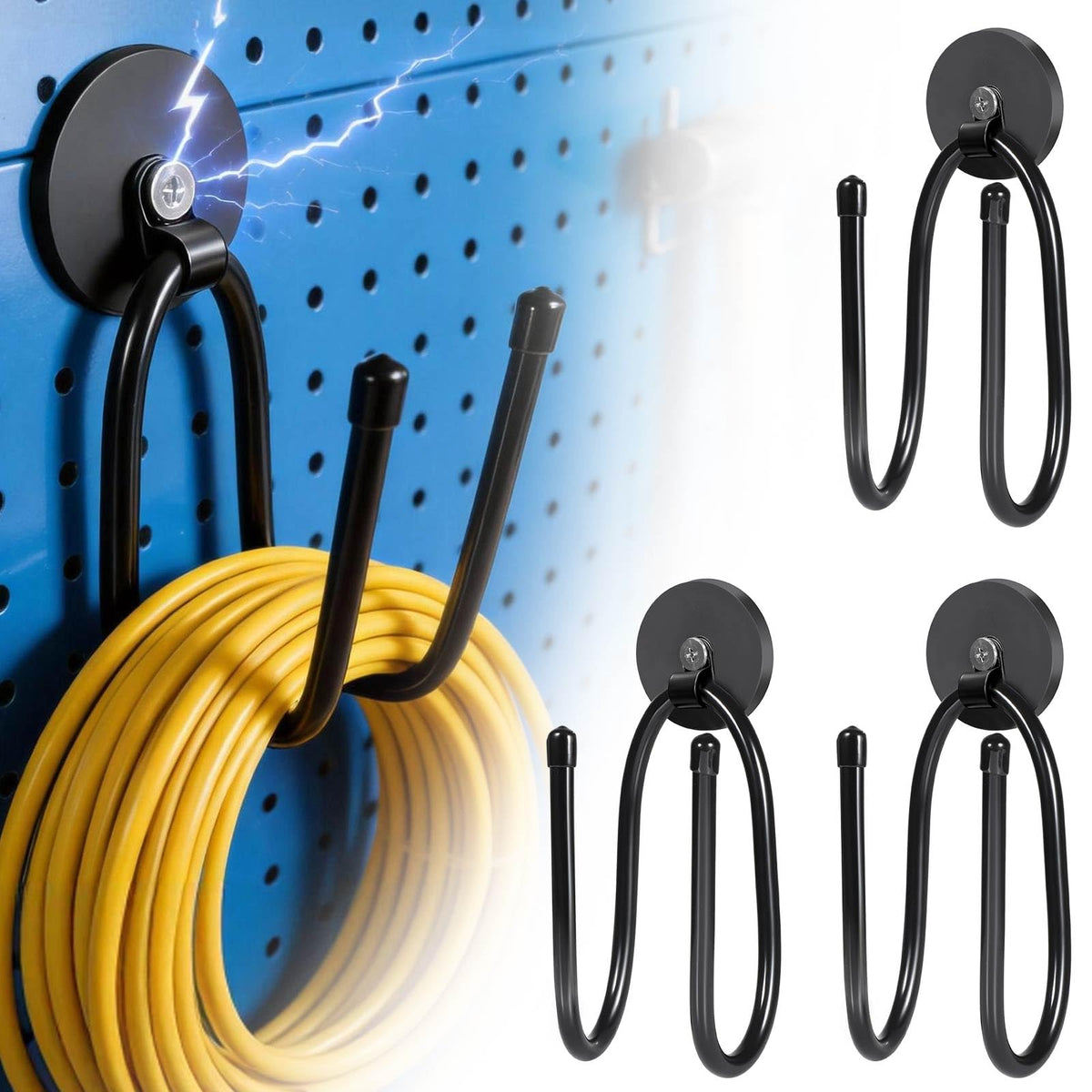 Magnetic Hooks (Black-4PCS)