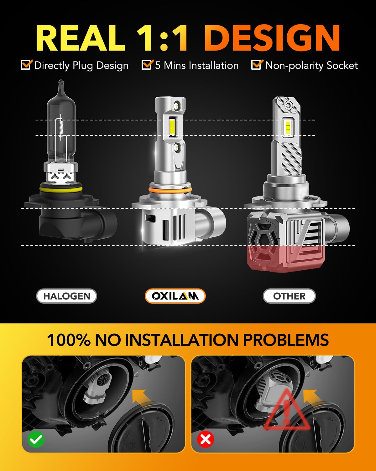 9012 HIR2 LED Light Bulb