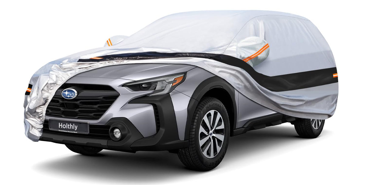 10 Layers SUV Car Cover Custom Fit for Subaru Outback (Gray Black / Custom Fit for Subaru Outback)