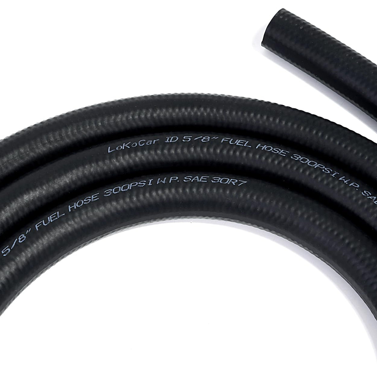 Rubber Fuel Hose Line Push Lock 5 (5/8" ID 5ft)
