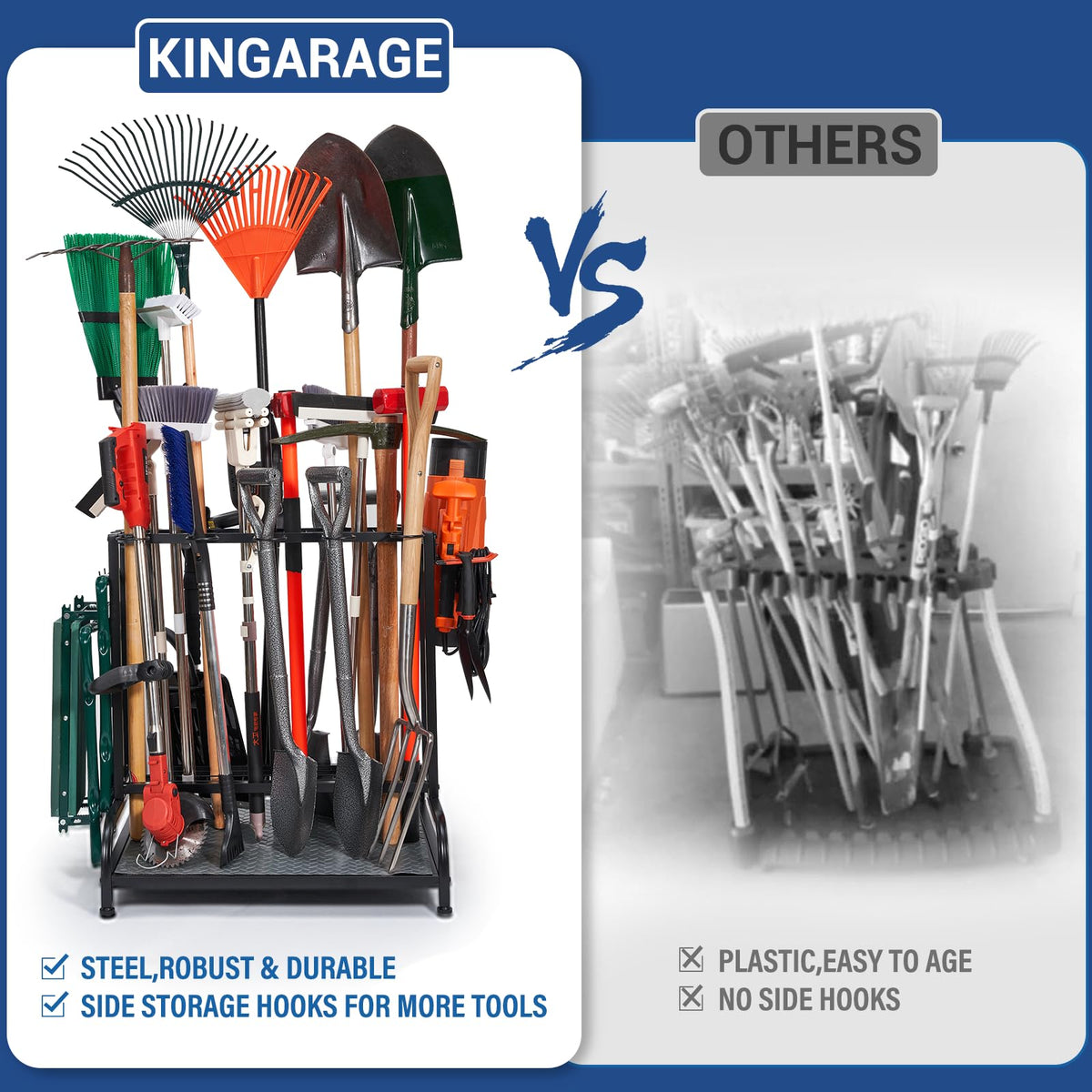 Garden Tool Organizer (Yard Tool Storage)