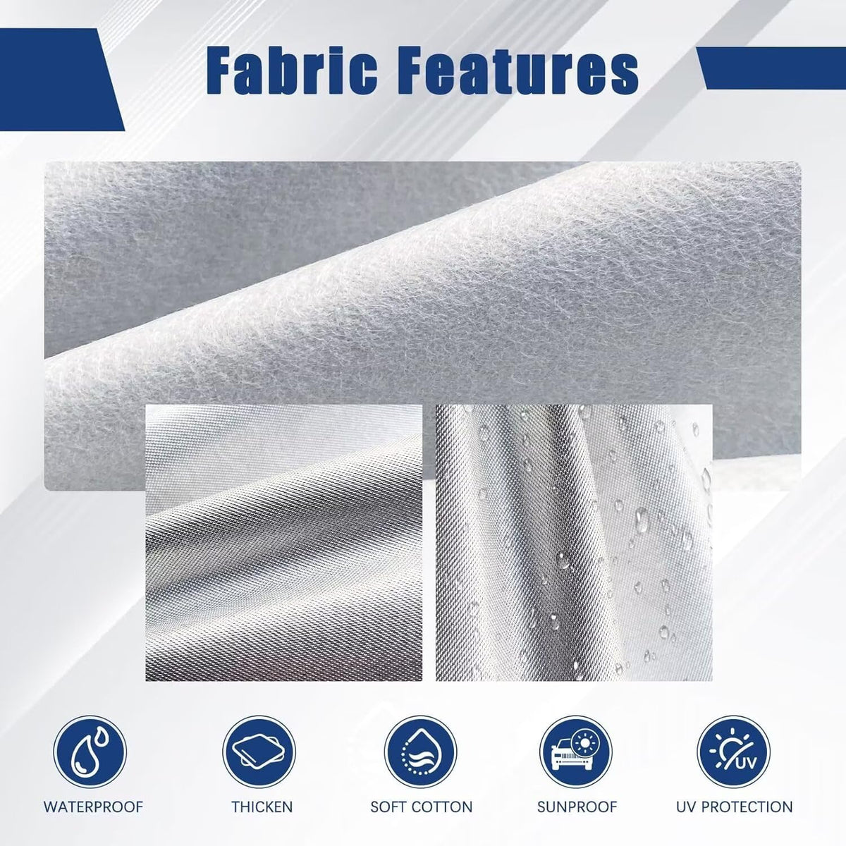 6 Layers Sedan Waterproof Car Cover for Toyota Avalon 2004 (LM-Silver / Custom Fit Toyota Avalon)