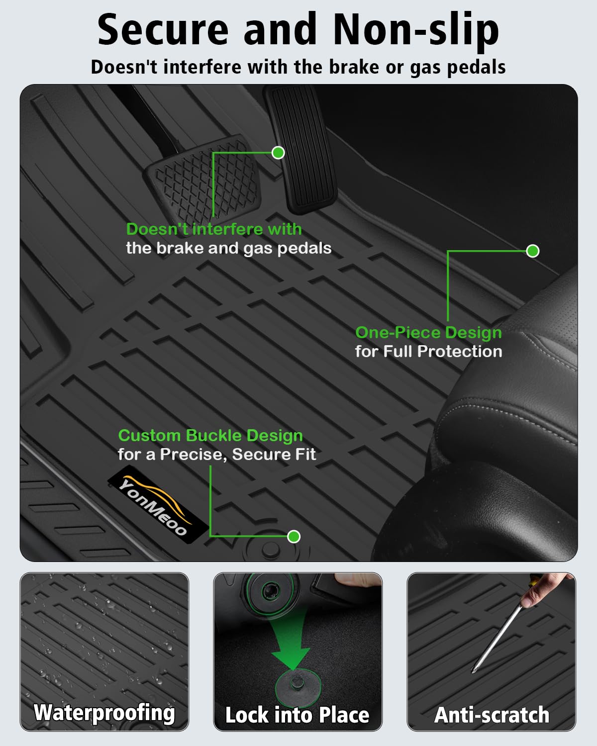 Floor Mats Set for Chevy Trailblazer AWD 2027 2021