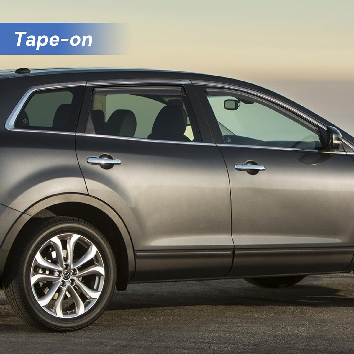 Window Visors Rain Guards for 2007 (2007-2015 Mazda CX-9)