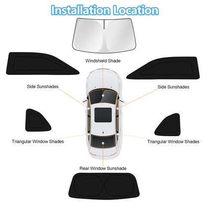 Car Window Shades for Dodge Challenger 2015 (FOR | Challenger 2015-2023 (6pcs))