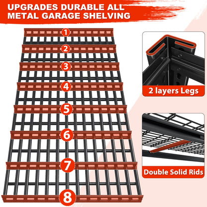 55.2'' W x 78.2'' H x 26'' D (5 tier - 55.2" W x 78" H x 26" D)