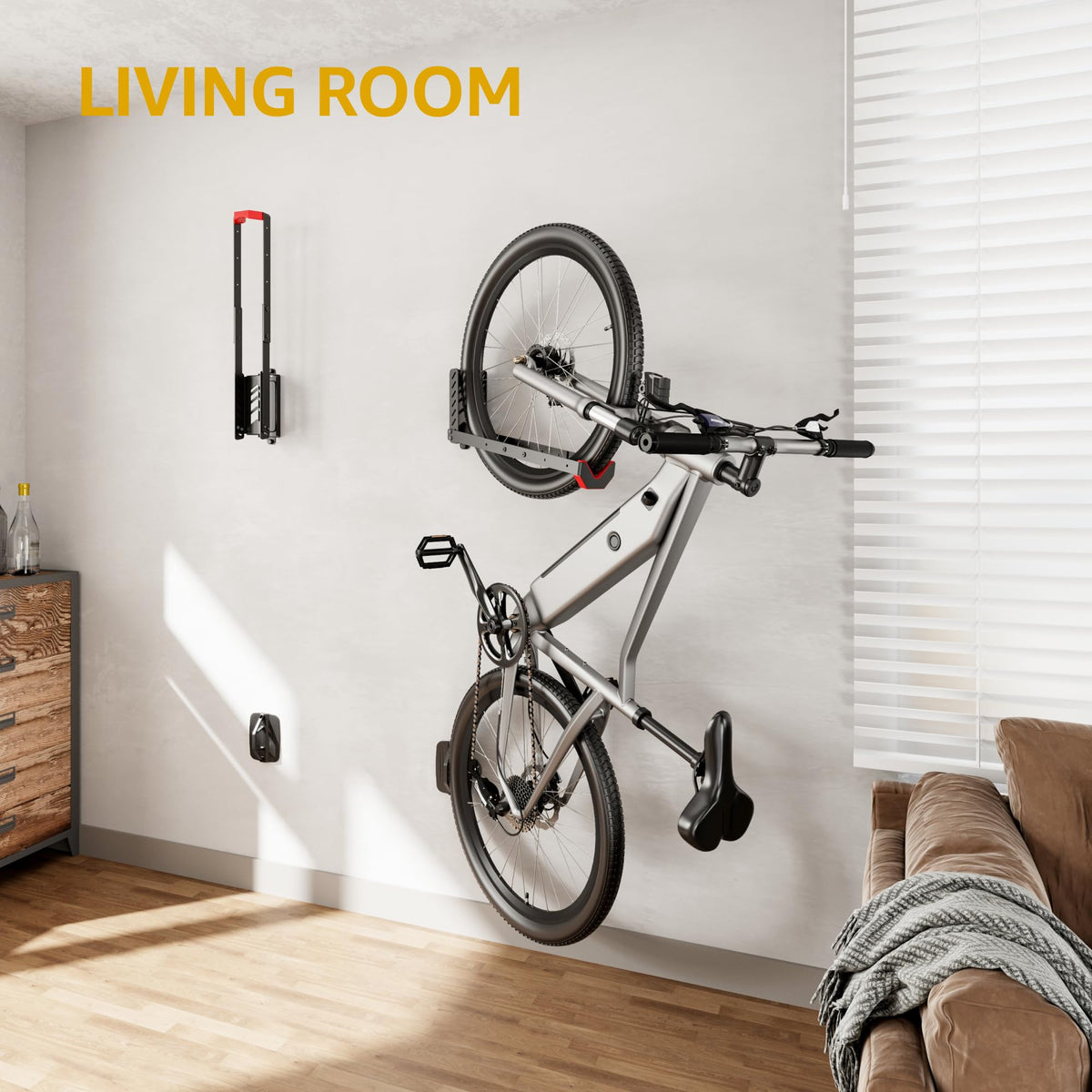 No Lift Swivel Bike Wall Mount (4-Pack)