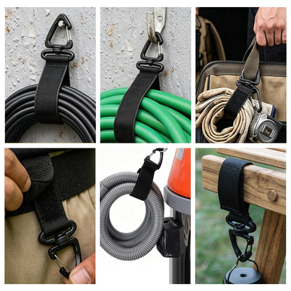 Hose Hanger Wall Mount 2 Pack (Black 2 Pcs)