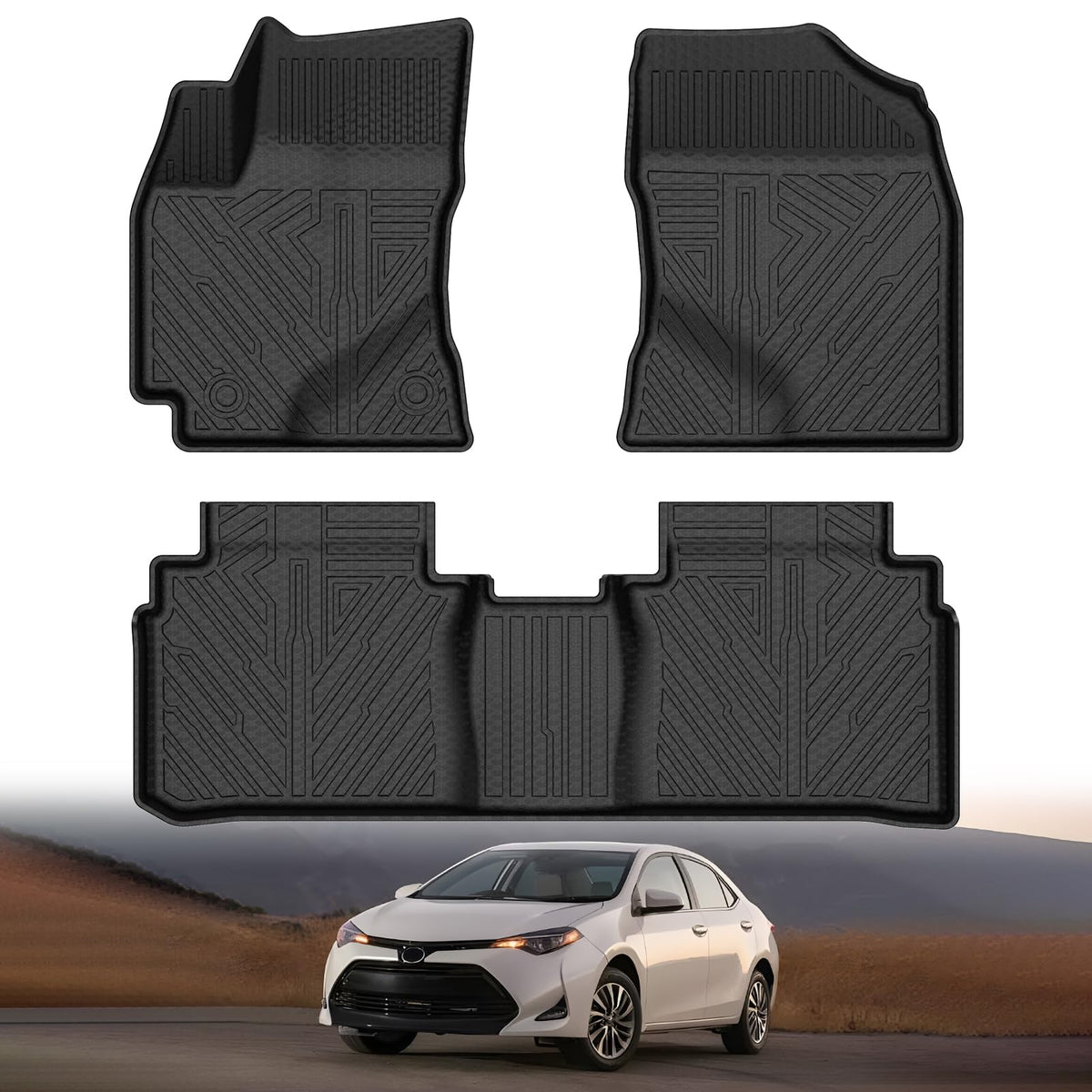 Floor mat for Toyota Corolla 2014 (Toyota Corolla【2014-2019】)