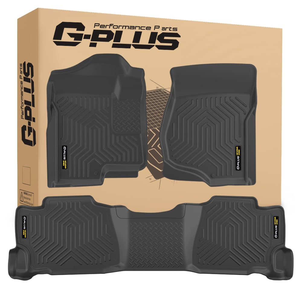 TPE Floor Mats (2007-2013|Fit Silverado & Sierra Crew Cab|3PCS)