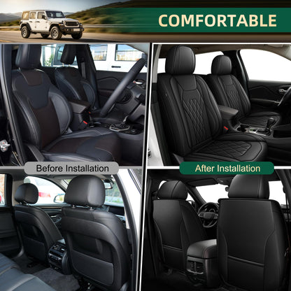 Car Seat Covers for Mazda Mazda 3 2007 (128 Black / 28-Mazda 3-2 front seat covers only)