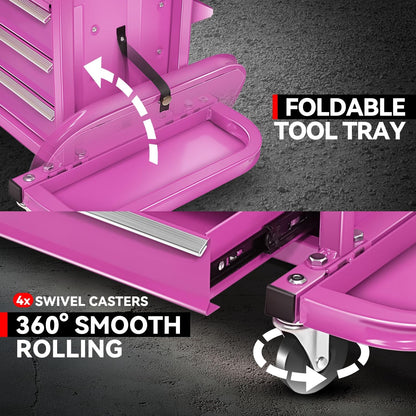 Mechanic Rolling Seat (Purple)