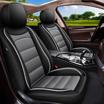 Car Seat Covers Fit for Chevy Cruze 2011 (#017 Black&Grey / 7.Cruze-2 front seat covers only)