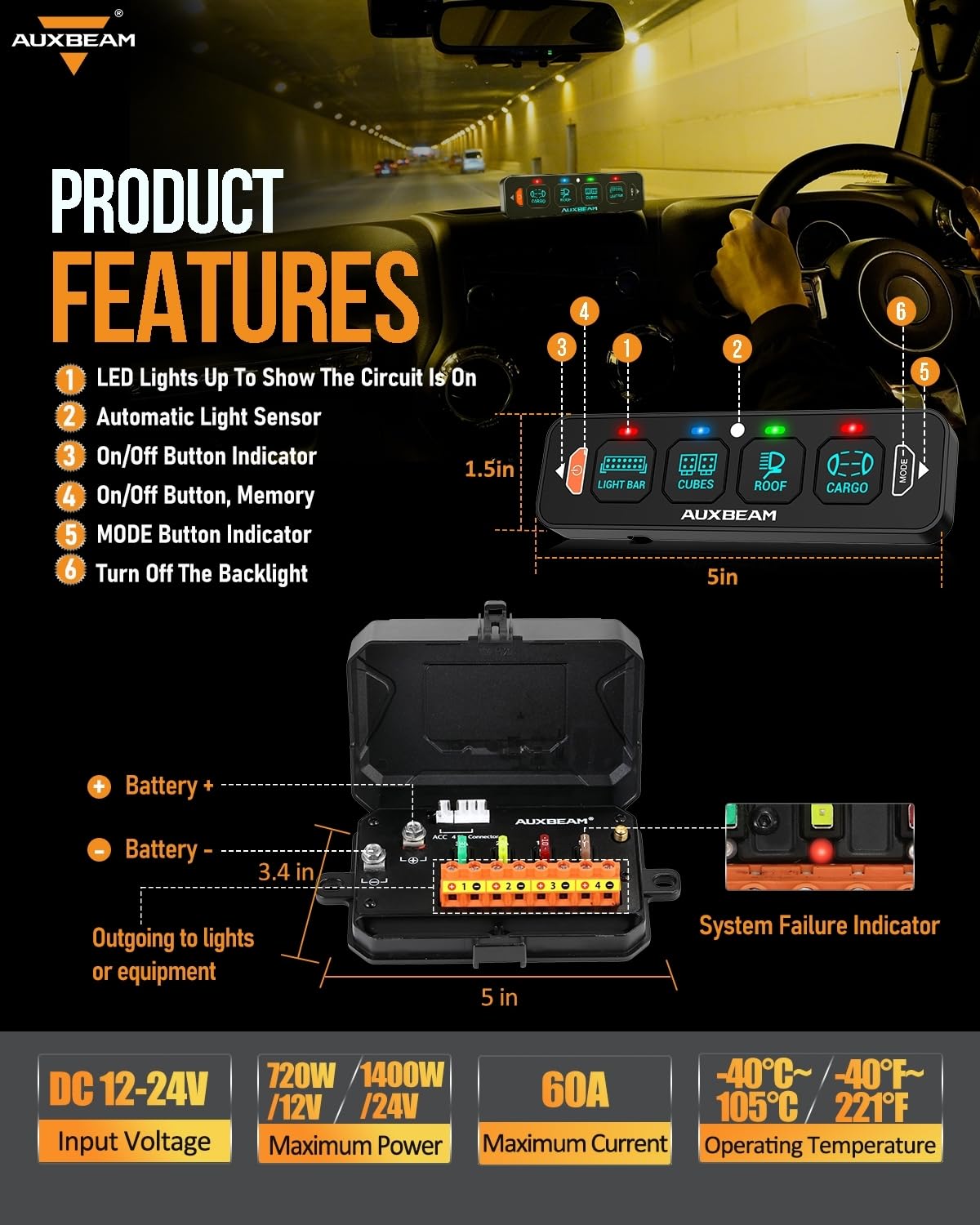 AS 400 Slim 4 Gang Switch Panel with Bluetooth APP &Wireless Remote (AS-400 Slim 4 Gang)