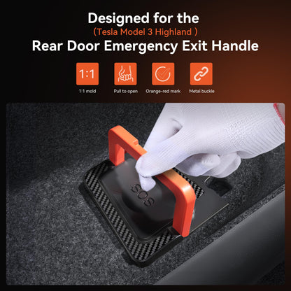 Emergency Door Release Handle for Tesla Model 3 Highland 2024 (Model 3 Highland (2024-2026))