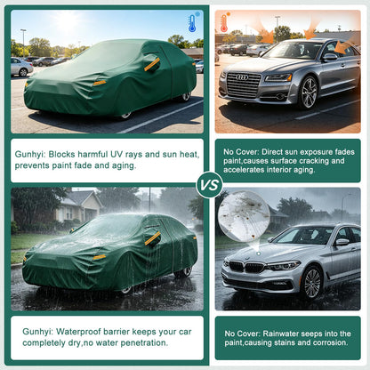 Waterproof Car Cover Custom Fit for Honda Pilot (green / Custom Fit Honda Pilot)