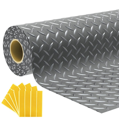 7.5x25 FT Garage Floor Mat (Matte Gray / 7.5x25 FT)