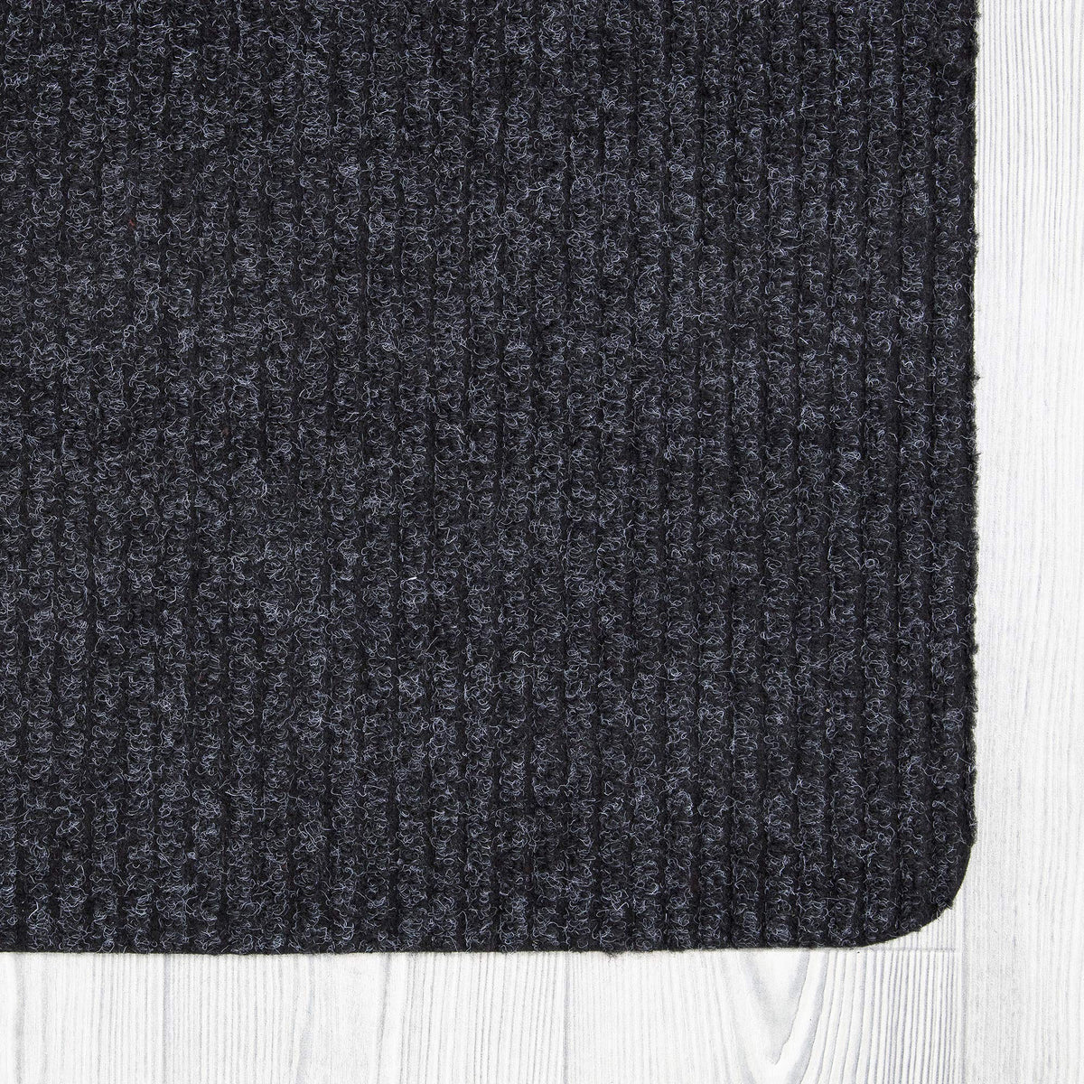 Ottomanso 5x7 Large Waterproof Floor Mat (Black / 5' x 6'6" (Area Rug))