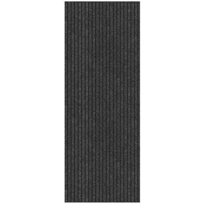 2x20 Hallway Runner Rug (Black / 2' x 20' (Runner))