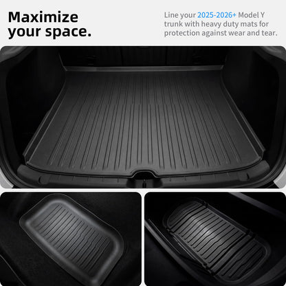 6 Pcs Floor Mats for Tesla Model Y Juniper Accessories 2026 2027