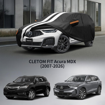 Multi Layer Car Cover Custom Fit for Acura MDX (Custom Fit MDX(2007-2026)+Towel+Bag)