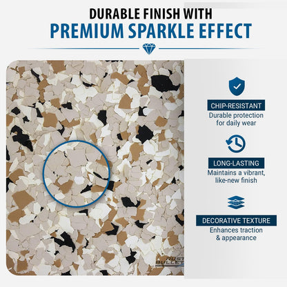Decorative Color Flakes (Desert Sand)