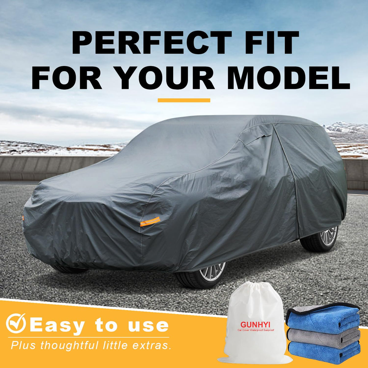 Premium Car Cover Custom Fit Cadillac Vistiq (05 Cadillac / 5.17 Cadillac Vistiq)
