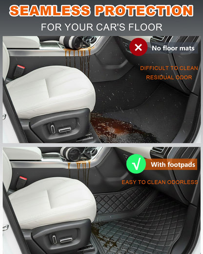 Customized Personalized car Floor mats (blue=)