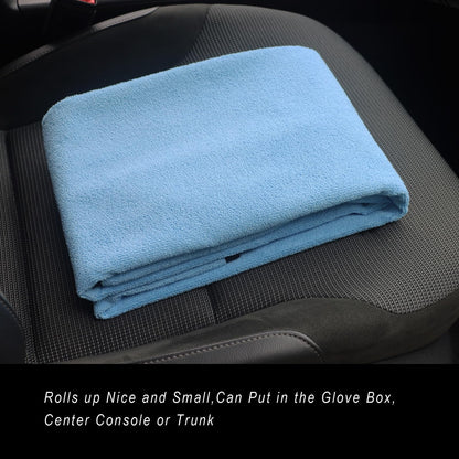 Car Seat Cover Protector Front Seats (1Pcs Front Seat Towel / Sky Blue)