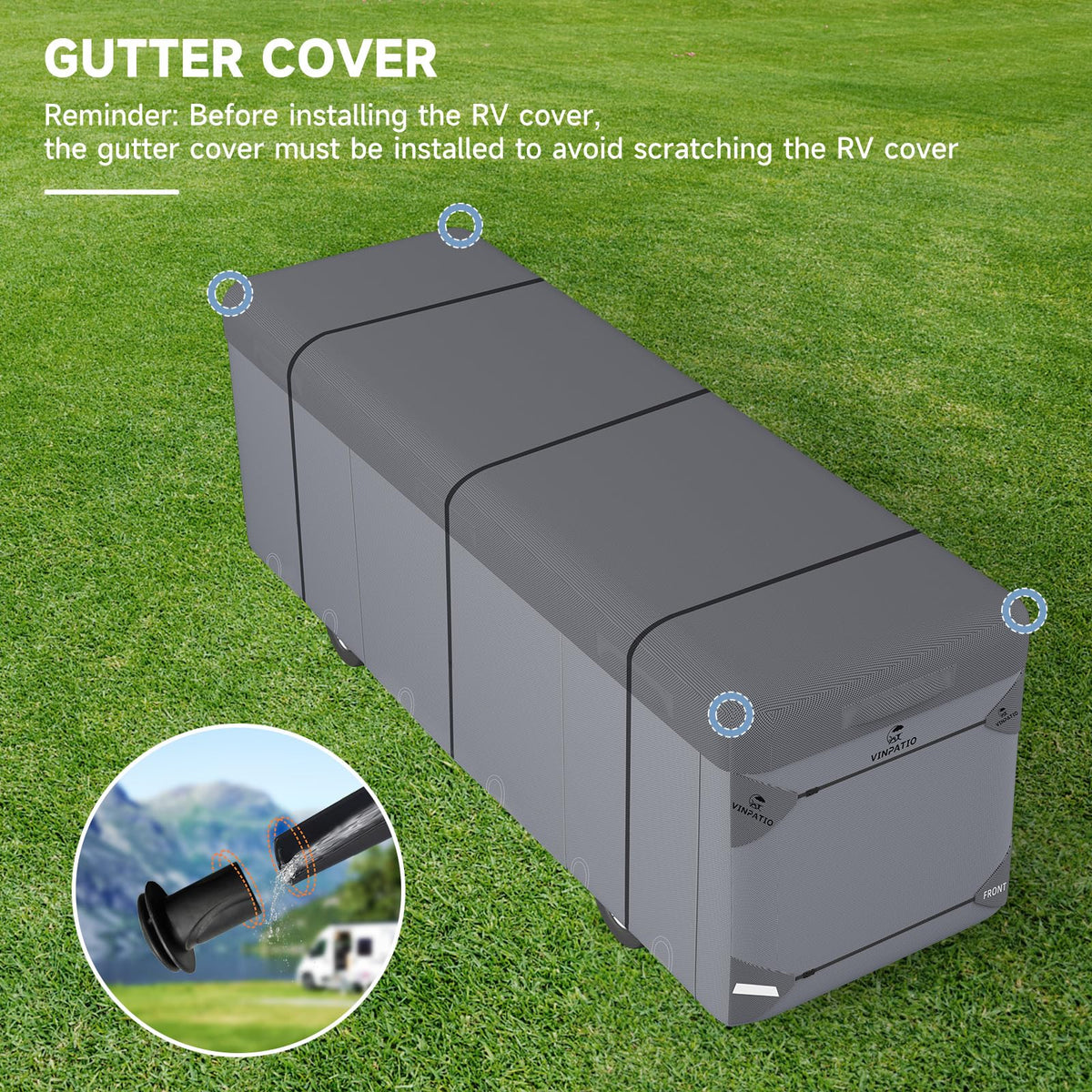 Class A RV Cover Fits 34' (Fits 34-37FT)