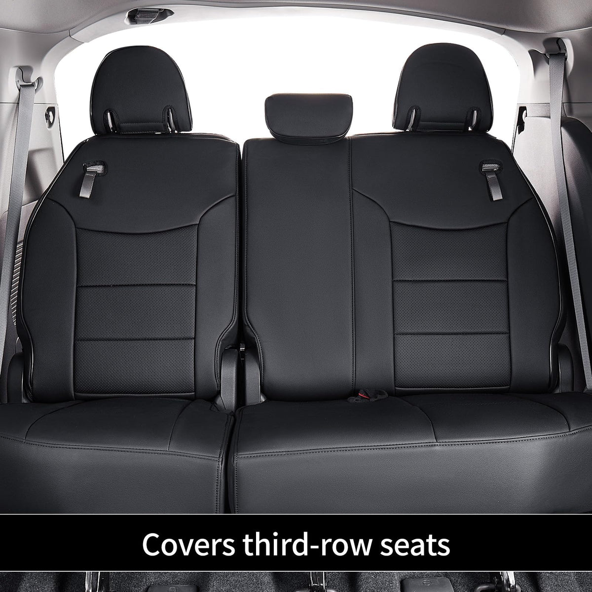 Car Sienna Seat Covers 2021 (Black / 2021-2026 8 Seats, 2nd Row 4/2/4 Split)