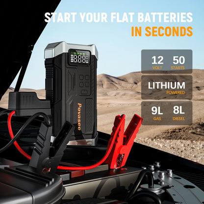 5000A Jump Starter with Air Compressor (With Air Compressor)