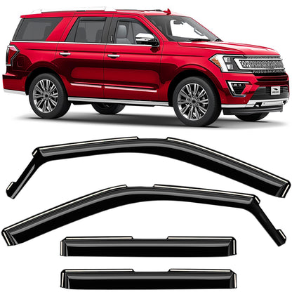 in Channel Extra Durable Rain Guards for Ford Expedition 2018 (For Expedition 18-24)