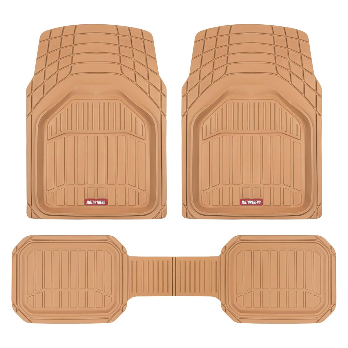 943 BG FlexTough Defender Car Floor Mats (Beige / FlexTough NextGen)