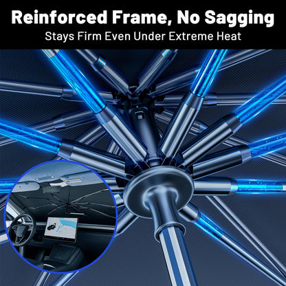 Car Windshield Sun Shade Umbrella for Jeep Gladiator 2020 (For Jeep Gladiator 2020-2026)